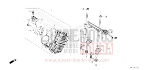 CORPS DE PAPILLON ADV750P de 2023